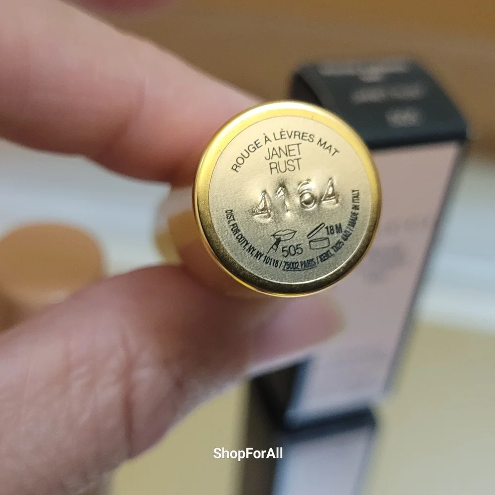 🎀 BNIB Gucci Beauty Velvet Matte Lipstick in 505 Janet Rust 1g